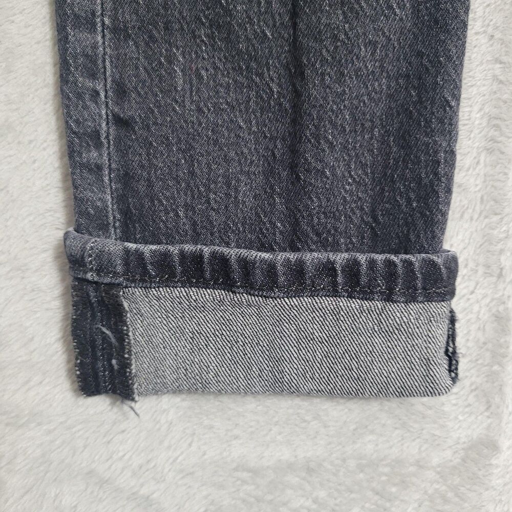 Levi's 501 S Skinny Jeans Mens 26x30 Gray Dark Wash Button Fly Denim Big E - Picture 2 of 14